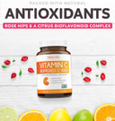 Buffered Vitamin C 1000Mg Tablets (Non-Gmo) Immune Support Supplement With Vit C, Citrus Bioflavonoids, Calcium Ascorbate And Rose Hips - Immune System Booster - 100 Tablets (No Pills Or Gummies)