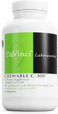 Davinci Labs Chewable C-300 - Vitamin C Supplement To Support Immune Health, Cholesterol And Collagen Production - With Vitamin C, Pectin And More - Gluten-Free - Cherry Flavor - 90 Vegetarian Tablets Davinci Labs Chewable C-300 - Vitamin C Supplement To Support Immune Health, Cholesterol And Collagen Production - With Vitamin C, Pectin And More - Gluten-Free - Cherry Flavor - 90 Vegetarian Tablets