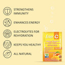 Ener-C Peach Mango Multivitamin Drink Mix, 1000Mg Vitamin C, Non-Gmo, Vegan, Real Fruit Juice Powders, Natural Immunity Support, Electrolytes, Gluten Free, 30 Count (Pack Of 2)