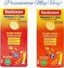 Redoxon Vitamin C + Zinc, Effervescent Tablets Of Vitamin C And Zinc, Helps Support Your Immune System, Orange Flavor, 20 Effervescent Tablets, 2.82 Oz, Box