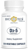Bio-Tech Pharmacal Vitamin D3 (D3-5 5K Iu, 250 Veg Count)