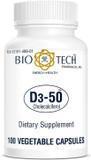 Bio-Tech Pharmacal Vitamin D3 (D3-50 50K Iu, 100 Veg Count)