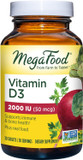 Megafood Vitamin D3 2000 Iu (50 Mcg) - Immune Support Supplement - Bone Health -With Easily-Absorbed Vitamin D3 - Plus Real Food - Non-Gmo, Vegetarian - Made Without 9 Food Allergens - 30 Tabs30 Tablets Megafood Vitamin D3 2000 Iu (50 Mcg) - Immune Support Supplement - Bone Health -With Easily-Absorbed Vitamin D3 - Plus Real Food - Non-Gmo, Vegetarian - Made Without 9 Food Allergens - 30 Tabs30 Tablets