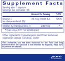 Pure Encapsulations Pureheart K2D | Hypoallergenic Supplement To Promote Calcium Homeostasis And Cardiovascular Function* | 60 Capsules