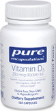 Pure Encapsulations Vitamin D3 250 Mcg (10,000 Iu) - Supplement To Support Bone, Joint, Breast, Heart, Colon & Immune Health - With Premium Vitamin D - 120 Capsules