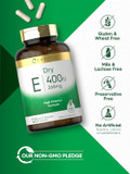 Carlyle Dry Vitamin E | 400 Iu (268Mg) | 120 Capsules | High Potency Formula | Non-Gmo And Gluten Free