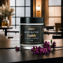 Kxng Cosmetics Body Butter For Men L 4Oz Coconut Oil & Shea Butter Moisturizing And Hydrating Body Butter L Gifts For Him For Birthday, Anniversary, Special Occasion (Zaddy)