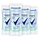 Degree Advanced Antiperspirant Deodorant 4 Count 72-Hour Sweat & Odor Protection Shower Clean Antiperspirant For Women With Motionsense Technology 2.6 Oz2.6 Ounce (Pack Of 4)