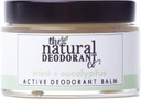 The Natural Deodorant Co, Active Deodorant Balm Lemon & Geranium 55g, Aluminium Free, Plastic Free, Extra Strength