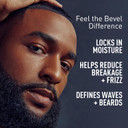 Bevel Beard Balm & Hair Pomade for Waves with Coconut Oil and Shea Butter, Locks in Moisture to Help Reduce Frizz and Breakage, Beard Care for Men, 3.4 Oz