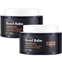 Scotch Porter Conditioning Beard Balm Twin Pack  Smooth, Shape, Moisturize & Soften Coarse, Dry Beard Hair, Encouraging Growth For A Fuller/Healthier-Looking Beard  Original Scent, 2 * 3 Oz. Jars
