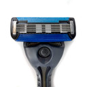 Preserve Popi Shave 5 Razor System Made With Recycled Ocean Plastic, Charcoal Grey And Preserve Popi Shave 5 Replacement Cartridges For Preserve Popi Shave 5 Razor (4 Count) Bundle