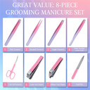 Tweezers Nail Clippers Gifts For Women: Professional Precision Tool Kit Set For Facial Hair Eyebrow Grooming Lash Extension Eyelash Care Ingrown Removal Christmas Stocking Stuffer Ideas (Travel Case)
