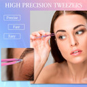 Tweezers Nail Clippers Gifts For Women: Professional Precision Tool Kit Set For Facial Hair Eyebrow Grooming Lash Extension Eyelash Care Ingrown Removal Christmas Stocking Stuffer Ideas (Travel Case)