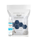 Starpil Hard Wax Beads Blue 1000G, Post Wax Ingrown Hair Spray 124 Ml