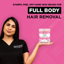 Starpil Wax 600G / 1.3 Lb Pink Hard Wax Beads For Painless Hair Removal, Stripless Wax Beads, Polymer Blend Low Temperature Wax For Face, Bikini, Brazilian, Legs, Underarm, Back And Chestpink