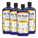 Dr Teal'S Foaming Bath With Pure Epsom Salt, Prebiotic Lemon Balm & Essential Oils, 34 Fl Oz (Pack Of 4) (Packaging May Vary)34.00 Fl Oz (Pack Of 4)