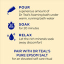 Dr Teal'S Foaming Bath With Pure Epsom Salt, Prebiotic Lemon Balm & Essential Oils, 34 Fl Oz (Pack Of 4) (Packaging May Vary)34.00 Fl Oz (Pack Of 4)