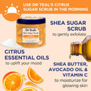 Dr Teal'S Shea Sugar Body Scrub, Daytime/Nighttime With Vitamin C And Sleep Blend, 19 Oz (Pack Of 2) (Packaging May Vary)