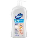Dial Kids 3-In-1 Body+Hair+Bubble Bath, Peach, 32 Fl Oz