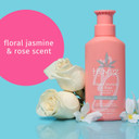 Hempz Sweet Jasmine And Rose Collagen Infused Herbal Foaming Body Unisex Body Wash 8 Oz