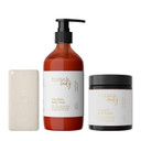 Buttah Skin By Dorion Renaud Buttah Body Trio For Melanin Rich Skin | Egyptian Cocoshea Body Wash 10Oz | Oatmeal Shea Bar 100G | Whipped Body Butter 4Oz | Black Owned Skincare For Men & Women