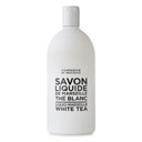 Compagnie De Provence Savon De Marseille Extra Pure Liquid Soap - White Tea - 16.9 Fl Oz Glass Pump Bottle And 33.8 Fl Oz Plastic Bottle Refillgift Set