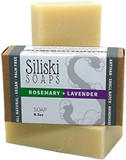 Simple Skincare By Siliski Soap, Hard, Gentle, Bath Soap, All Natural, Vegan And Palm Free - Rosemary + Lavender, 4.5 Oz
