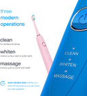 Aquasonic Vibe Duo - Dual Handle Ultra Whitening 40,000 Vpm Fast Charging Electric Toothbrushes - 3 Modes With Smart Timers - 10 Dupont Brush Heads & 2 Travel Cases Included