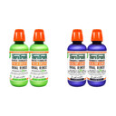 Therabreath Fresh Breath Oral Rinse, Mild Mint, 16 Ounce Bottle (Pack Of 2) And 24 Hour Healthy Gums Periodontist Formulated Oral Rinse, 16 Ounce (Pack Of 2)