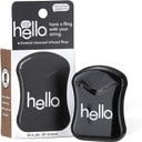 Hello Activated Charcoal Infused Floss Vegan Wax, Fresh Mint, Natural Peppermint Flavor, 3 Count