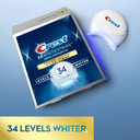 Crest 3D Whitestrips, Radiant Express With Led Accelerator Light, Teeth Whitening Strip Kit, 40 Strips (20 Count Pack)1 Count (Pack Of 1)