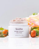 Three Ships Soothe Rosehip Vitamin C Clay Mask ÃÂ As Seen On Dragonã¢ÂS Den ÃÂ Natural Vegan Face Treatment ÃÂ Intensive Facial Skincare For Dry/Normal & Sensitive Skin, 20G