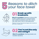 Clean Skin Club Clean Towels Xl, 100% Usda Biobased Dermatologist Approved Face Towel, Disposable Clinically Tested Face Towelette, Makeup Remover Dry Wipes, Ultra Soft, 50 Ct, 1 Pack Clean Skin Club Clean Towels Xl, 100% Usda Biobased Dermatologist Approved Face Towel, Disposable Clinically Tested Face Towelette, Makeup Remover Dry Wipes, Ultra Soft, 50 Ct, 1 Pack