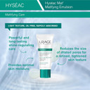 Uriage Hyseac Cleansing Gel, 17 Fl Oz + Hyseac Mat' Matifying Emulsion 1.35 Fl.Oz. | Daily Skincare Routine For Oily To Combination Skin Prone To Acne