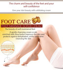 BIOAQUA Foot Care Herbal Massage Scrub-Exfoliating Cream Cleansing Delicate Feet Skin Shea Oil Natural Extracts 180g