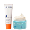 Kinship Self Reflect 100% Mineral Spf + Supermello Gel Cream Moisturizer Bundle | Probiotic Moisturizing Facial Sunscreen | Lightweight Hyaluronic Acid Face Lotion | Protect + Hydrate All Skin Types