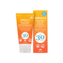 Derma E Sun Defense Mineral Oil-Free Sunscreen Spf 30 Face  Broad Spectrum Facial Sun Cream  Hypoallergenic, Fragrance Free Clear Zinc Oxide Protection, 2 Oz