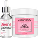 Save 30% On Glycolic Acid Peel 40% & Glycolic Resurfacing Pads Set - This Ultra Potent Duo Will Purify Your Skin & Eliminate Wrinkles, Acne Scarring For A Clear & Glowing Complexion Save 30% On Glycolic Acid Peel 40% & Glycolic Resurfacing Pads Set - This Ultra Potent Duo Will Purify Your Skin & Eliminate Wrinkles, Acne Scarring For A Clear & Glowing Complexion