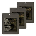 Celderma Real Black Pearl Hydrogel Mask [3 Masks], Illuminating & Calming, Hydrogel Mask, Hydration, Glowing, Soothing, Anti-Aging