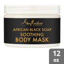 Sheamoisture Soothing Body Mask Body Mask For Sensitive Skin African Black Soap Body Mask With Shea Butter 12 Oz