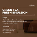 Isntree Green Tea Fresh Emulsion 120Ml 4.05 Fl.Oz | Green Tea Extract From Jeju | Balances Oil & Moisture | Lightweight Texture