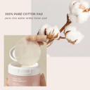 Ktw Pure Rice Water Milky Toner Pad, 70 Pads | Cotton Pads In Rice Water Moisturize, Tones Up Sensitive Skin, Daily Use | Vegan Korean Skincare