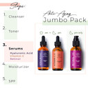 Eve Hansen Full-Size Anti-Aging Serum Set With Hyaluronic Acid, Vitamin C, And Retinol Serums For Improved Appearance Of Wrinkles And Fine Lines, Dark Spots, And Skin Firmness 3 X 2 Oz