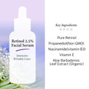 Retinol 2.5% Solution Facial Serum With Vitamin E - Facial Crepe Erase, Age Spot Remover, High Strength Solution For Face Without A Prescription, 2 Fl Oz (60Ml)2 Fl Oz (Pack Of 1)