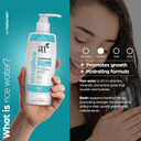 Artnaturals Ricewater + Biotin Conditioner - (16 Fl Oz / 473Ml) - Sulfate Free  Dual Bottle - Made With Banana, Quinoa, And Coconut To Promote Strength, Shine, And Growth