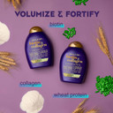 Ogx Thick & Full + Biotin & Collagen Volumizing Conditioner For Thin Hair, With Vitamin B7 & Hydrolyzed Wheat Protein, Paraben-Free, Sulfate-Free Surfactants, 13 Fl Oz