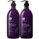 L Luseta Color Brightening Purple Shampoo And Conditioner Set For Blonde And Gray Hair, Infused With Cocos Nucifera Oil To Help Nourish, Moisturize And Condition Hair, 2X33.8Oz