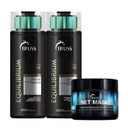 Truss Equilibrium Shampoo And Conditioner Set Bundle With Net Hair Mask
