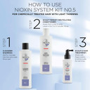 Nioxin System Kit 5 + Thickening Spray, For Bleached & Chemically Treated Hair With Light Thinning, Full Size